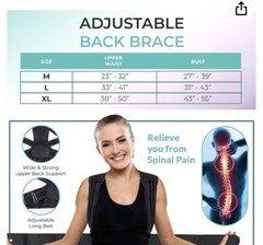 Fitphysio Yoga Stick & With Adjustable Posture Brace (Size Large)