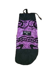 Ancient Circles Draw String Yoga Mat Bag Purple Tie Dye Shoulder Strap