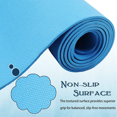 10 Pack Yoga Mats Bulk, 68″ x 24″ x 4mm Thick for Kids and Blue