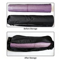 Yoga Mat Bag, Full Zip Exercise Yoga Mat Carrier Bag with Adjustable Strap, W…