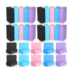Meooeck 30 Pcs Yoga Blocks Bulk Eva Foam Block Pack, 9 x 6 x 3 Inch Exercise …