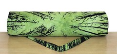 Indian Green Forest Yoga Mat Carrier Bag Mandala Large Bag With Shoulder Strap
