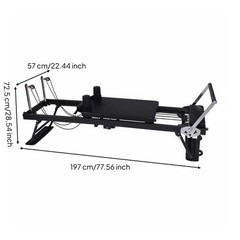 1 Core Trainer Foldable Pilates Machine Home Gym Gear Pilates Reformer Set