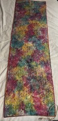Hand Dyed Batik Fabric Yoga Mat
