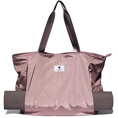 Yoga Mat Bag Large Tote Nylon Waterproof Zippered Gym Travel Beach Office