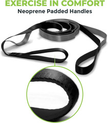 Stretching Strap for Physical Therapy, 12 Multi-Loop Stretch Strap 1″ W X 8′ …