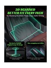 TPE Floor Mats &Trunk Mat for Subaru Forester 2019-2024 with Backrest Mat，