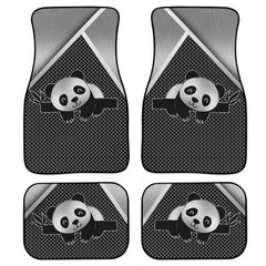 Howilath Panda Print Floor Mat for Car Rubber Anti-Slip Carpets Cushion All W…