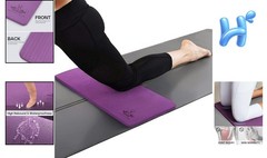 Thick TPE Yoga Knee Pads – Easy to Clean & Perfect for Outdoor Workouts 26″x10″