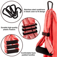 Yoga4You Aerial Yoga Swing Set – Yoga Hammock Hanging Swing – Aerial Sling In…