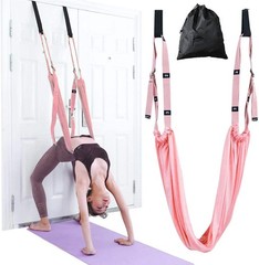 Yoga Stretching Strap, Adjustable Height Leg Stretcher Waist Back Stretch Ban…