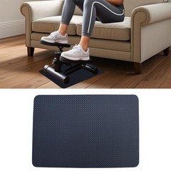 Double-Sided Non Slip Mat for Stepper Exercise Machine & Under Desk Mini Elli…
