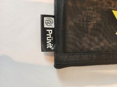 Pruvit Convenient Carry Zipper Pouch Clutch Bag Black With Yellow Wording
