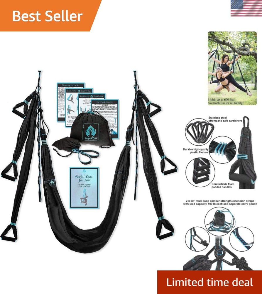 Professional Anti-Gravity Yoga Swing Set – Adjustable Hammock for All Levels