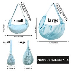 Puffer Tote Bag for Women Lightweight Cotton Adjustable Strap and Zip Pocket …