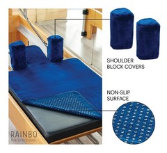 Pilates Reformer Non-Slip Mat Towel (Included 2 Pcs Shoulder Block Covers) (N…