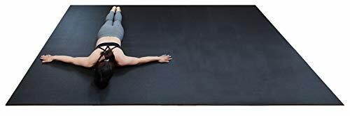 RevTime Extra Large Exercise Mat 10 x 6 feet (120″ x 72″ x 1/4″+) 7 mm Thick