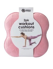 2 Pack Cushions Knees Workout Pilates Pads Yoga Knee Pads Pink Yoga Mat