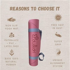 “Premium Yoga Mat – Extra Thick 6mm Non-Slip, Eco-Friendly TPE, with Carry St…