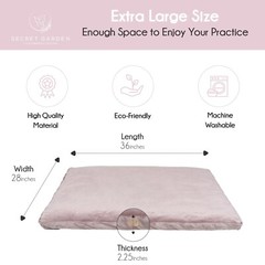 Secret Garden Large Zabuton Meditation Cushion (36″ x 28″ x2.25″)