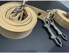 Pilates- Leather Classic with hardwood swivel grip and leather ropes