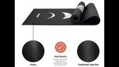 Pismo Yoga Mat 72×24”x.5mm for Men & Women -Non Slip Exercise Mat 3544 Moonlight