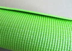 Athletic Works Yoga Mat Lime Green exercise 68 in L x 24 in W x 3 mm thick *NEW*