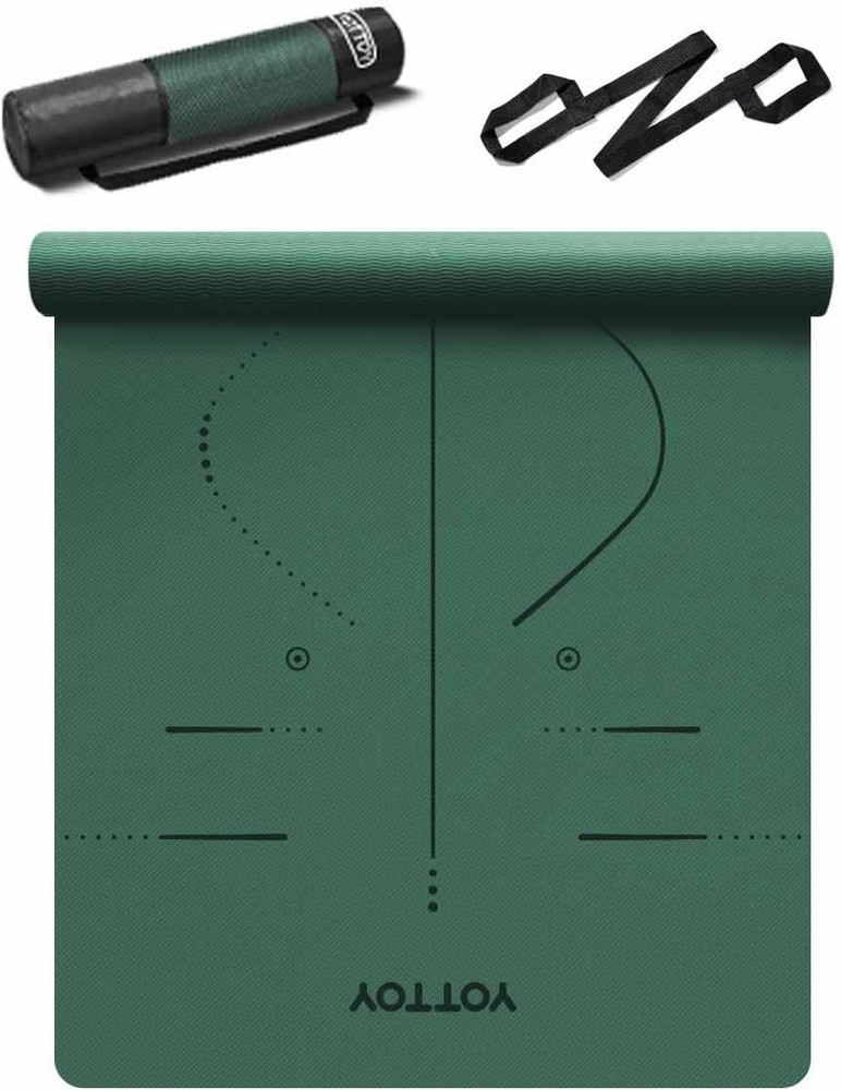 Yoga Mat, 72″x 32″x1/3″ Extra Wide Non-Slip Exercise Fitness Yoga