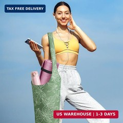 IwIeIaIrI Yoga Mat Bag for Women with Large Size Pocket and Zipper Pocket,Yoga B