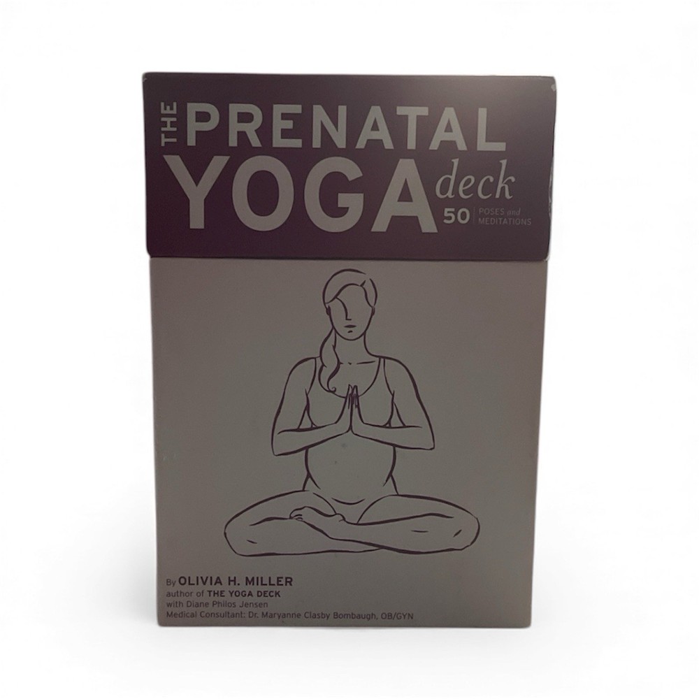 The Prenatal Yoga Deck by Olivia Miller 50 Poses and Meditations Cards