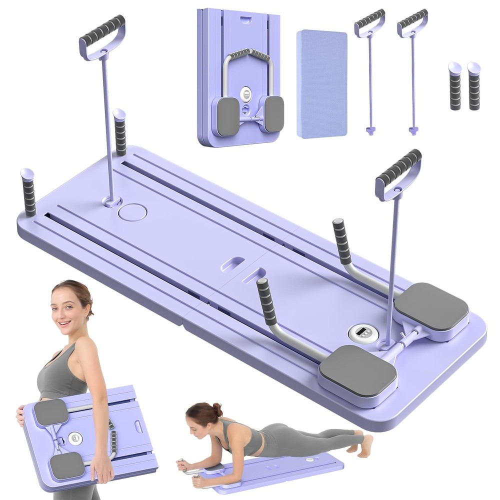 Pilates Board – Pilates Reformer Set, Multi-Purpose Foldable Pilates Reformer…