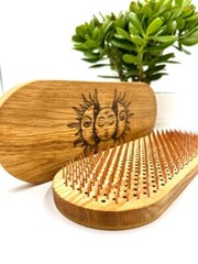 Copper Sadhu board – Solid OAK – Nagelbrett. Nail board. Best Yoga Gifts Lotus