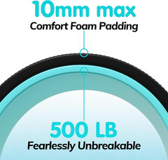 5 Pack Back Roller- Yoga Wheel for Back Pain Reliefn & Stretching, Back Wheel fo