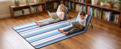 2 in 1 Backrest Chair Picnic Blanket,Light Weight Camping Outdoor Foldable Lazy