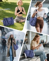 Yoga Mat Bag Tote Gym Carrier Waterproof Wet Pocket For Women Men Quick Access