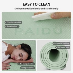 PAIDU Extra Wide 72×36 Inch 10mm Thick Non-Slip Yoga Mat