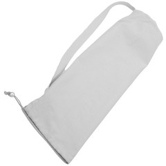 Breathable White Yoga Mat Carrier Bag with Smooth Sealing for Easy Storage