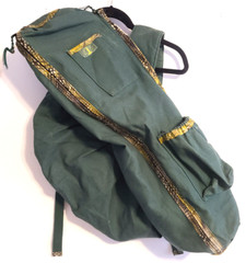 Very Rare Namaste Deluxe Green Large Luxury Yoga Mat Tote Carry Bag Backpack