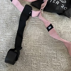 After 20 Yoga Hammock Swing Sling Trapeze Pink w Instructions Carry Bag