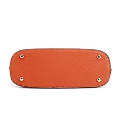Lunar Lightweight Medium Dome Crossbody Bag Shoulder Bag with Orange / Clay