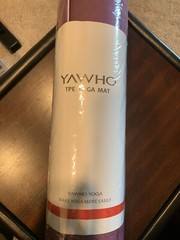 Yawho purple yoga mat, brand new in package
