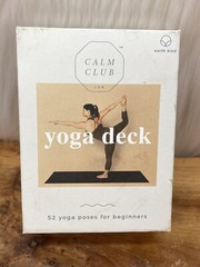 Yoga Deck 52 Yoga Poses Cards For Beginners Luckies Calm Club Relaxation