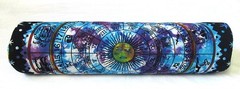 Tie Dye Burning Sun Yoga Mat Carrier Bag Hippie Mandala Cotton Bag With Shoulder