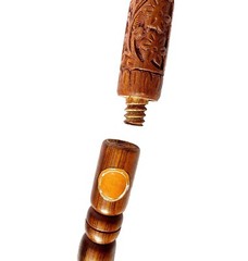 Wooden Yoga Trataka Candle Stand for Opening Third Eye Meditation US