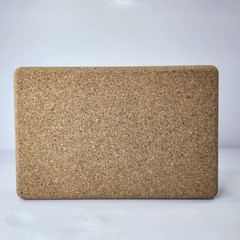 Manduka Cork Yoga Block Natural Cork Brown Support Prop Exercise Stretch