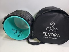 Zenora Back Roller & Stretcher Yoga Wheel Foam Roller for Back Cracking 7.5”