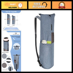 Yoga Mat Storage Bag with Breathable Mesh Window & Large Pockets – Travel Friend