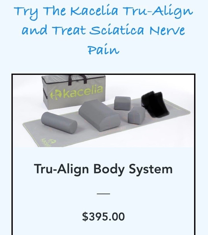 Kacelia Tru-Align Body System Yoga Set Gray Improves Posture Decompresses Spine