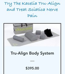 Kacelia Tru-Align Body System Yoga Set Gray Improves Posture Decompresses Spine