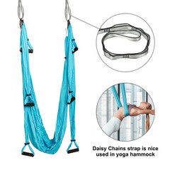 25KN Daisy Chain Yoga Extend Belt 1.8M, Climbing Straps for Exercise, Grey